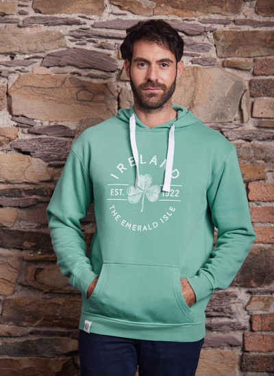 Unisex Ireland Est. 1922 Shamrock Hoodie 